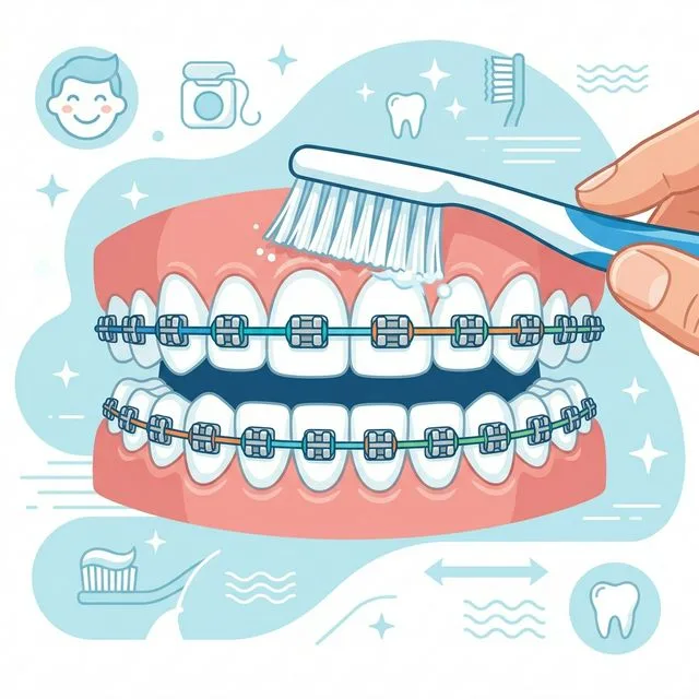 How to Brush Teeth With Braces